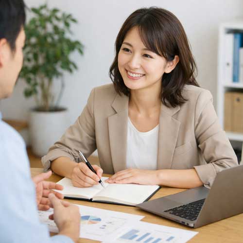 打ち合わせのイメージ写真